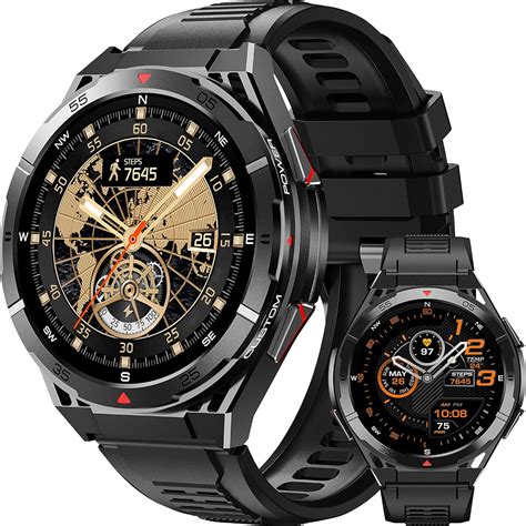 Military GPS Smart Watch: 1.43” AMOLED Always On Display, Built-In GPS ...