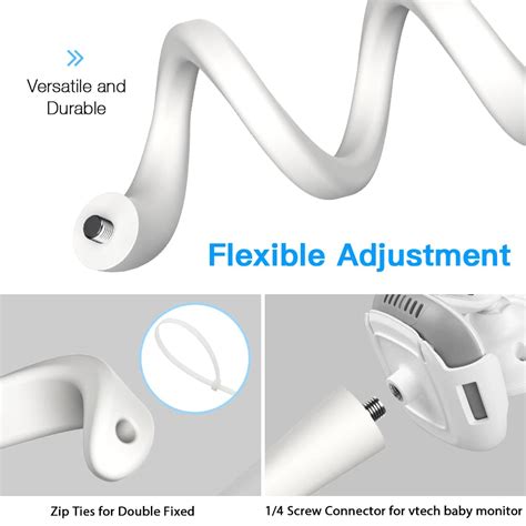 Buy Koroao Flexible Twist Mount for VTech VM819/VM3252 Baby Monitor ...
