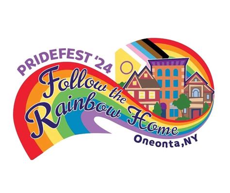 Pridefest 2024 Follow the Rainbow Home , Main Street Onenta, Oneonta, 1 ...