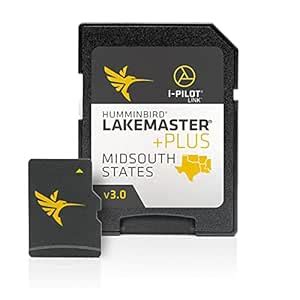 Humminbird 600009-8 LakeMaster Midsouth States Plus V3 Digital GPS Maps ...