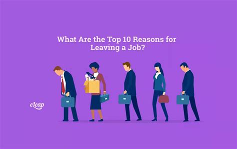 What Are the Top 10 Reasons for Leaving a Job? - eLeaP Performance