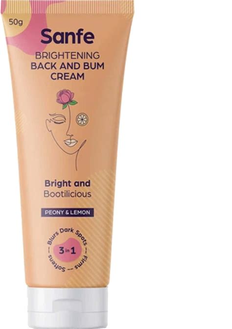 Buy SANFE BRIGHTENING BACK AND BUM CREAM - 50 GM Online & Get Upto 60% ...