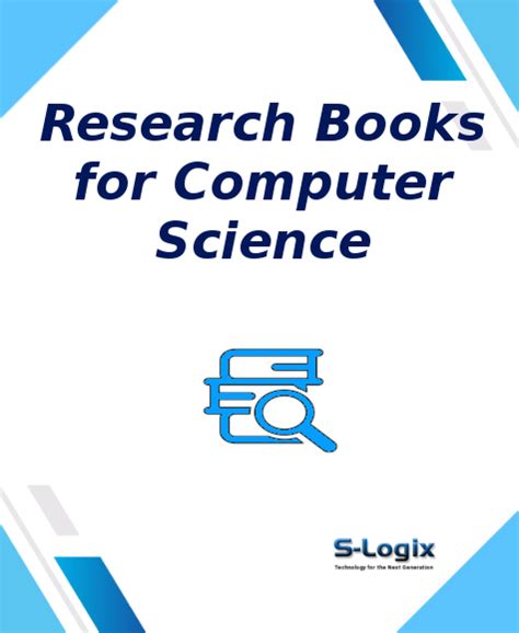 Research Books in Computer Science 2025| S-Logix