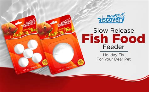 Taiyo Pluss Discovery Weekend Holiday Fish Food - 5 Count (Pack of 3 ...