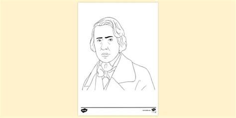 Frederic Chopin Colouring Sheet | Colouring Sheets