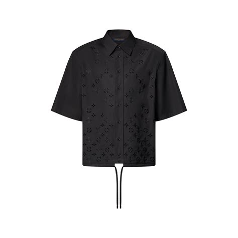 Monogram Flowers Embroidered Short-Sleeved Shirt - Ready-to-Wear ...