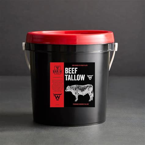 Amazon.com : Bar-W Beef | 100% Beef Tallow for Cooking, Roasting ...