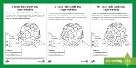 Giraffe Finger Painting Art Activity