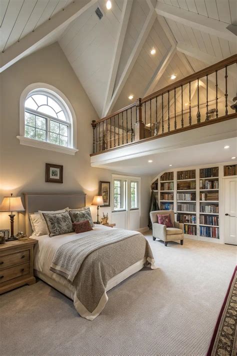 11+ Inspiring Vaulted Ceiling Ideas for Master Bedrooms