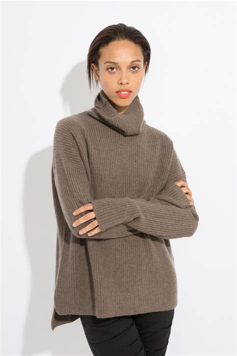 Cozy Cashmere Funnel Neck Sweater | Garmentory