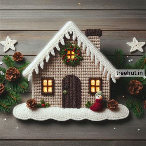 Crochet Christmas House Ideas for Selling or Gift Ideas