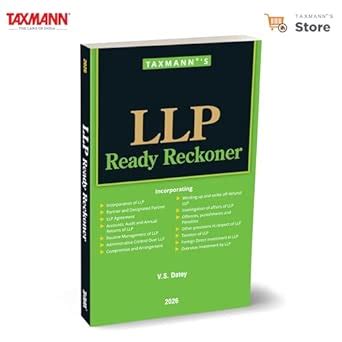 Buy Taxmann's LLP Ready Reckoner – Concise | Practice-oriented Guide ...