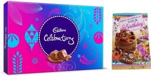 Cadbury Large Celebrations Assorted Chocolates With Attractive Birthday ...