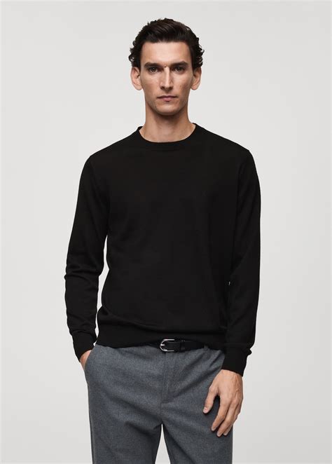 Pullover 100% lana merino - Uomo | MANGO Italia