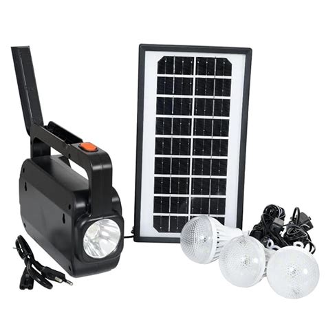 kh Emergency Portable Solar Inverter with 3 Individual 6 Volt LED ...