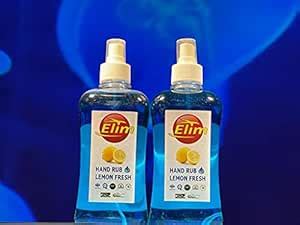 Elem Hand Senitiser Lemon Fresh Mist Spray 500ml (Set of 6) : Amazon.in ...