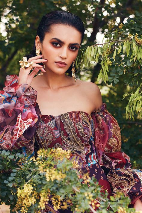 Buy Glenara Plum Organza Gown Online | Aisha Rao