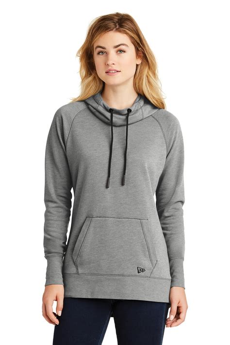 New Era Embroidered Women's Tri-Blend Fleece Pullover Hoodie - Queensboro