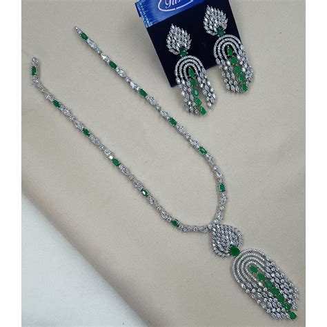 NAFJ Luxury American Diamond Jewellery Set – JewelEMarket