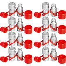 8 Sets 1/2 NPT Skid Steer Flat Face Hydraulic Quick India | Ubuy