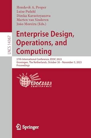 Buy Enterprise Design, Operations, and Computing: 27th International ...