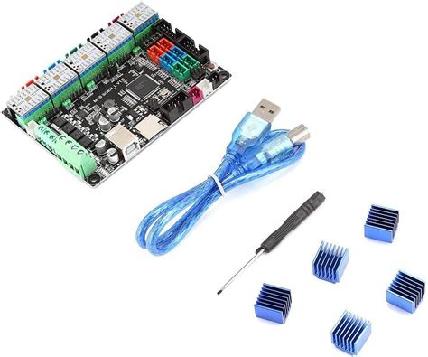 Buy ASHATA 3D Printer Accessories for MKS SGen-L Motherboard TMC2208x5 ...