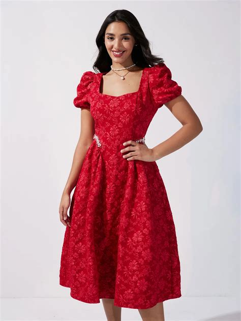 Rhinestone A-Line Dress | Savana | Bestsellers