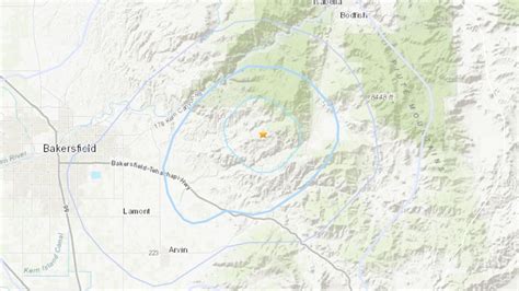 USGS: 3.5 magnitude earthquake reported east of Bakersfield