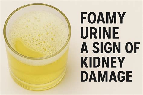 What stage of kidney disease is foamy urine? Kidneyxpert