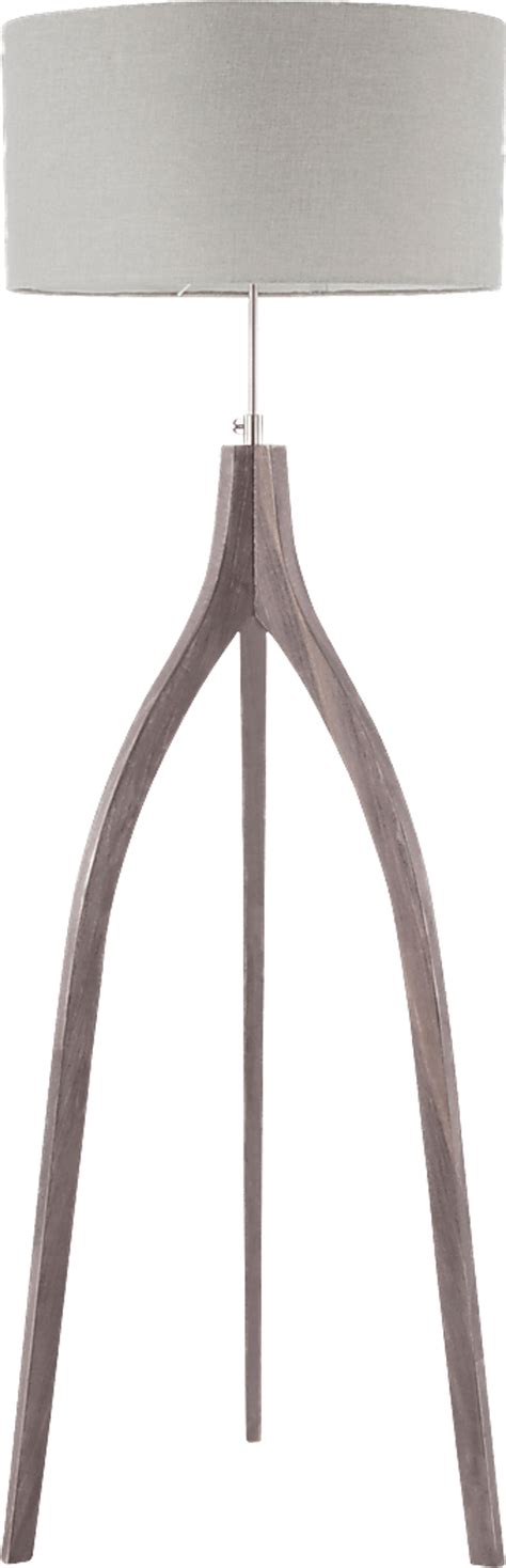 Grey Floor Lamp