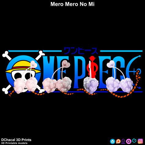 💬 Mero Mero No Mi - One Piece・ STL File for ・Cults