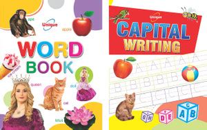 Unique WORD BOOK & WRITING CAPITAL LETTERS COMBO- Book To Learn ...