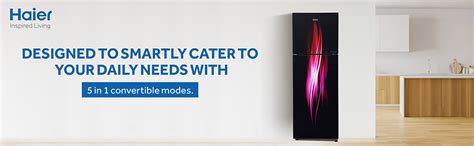 Haier 258 L 3 Star Double Door Frost Free Refrigerator Appliance, Twin ...