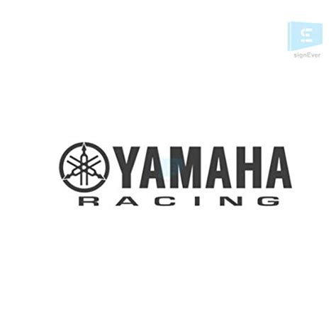 SIGN EVER Yamaha Racing Logo Stickers Bike Fz v2 Fzs v3 Sides Auto Hood ...