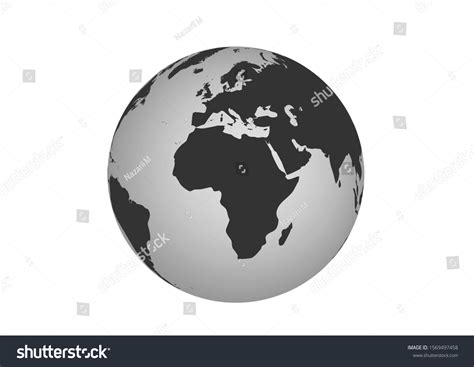Globe Icon World Map Africa Asia Stock Vector (Royalty Free) 1569497458 | Shutterstock