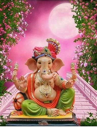 APM Ganpati Wall Sticker/Ganpati Bappa Fully Waterproof Vinyl Sticker ...