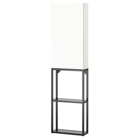 ENHET storage combination, anthracite/white, 40x17x150 cm (153/4x63 ...