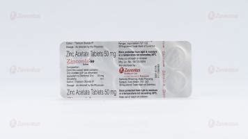 Zinconia Tablet 50 mg | Vitamins/Minerals Supplements | Zinc Acetate