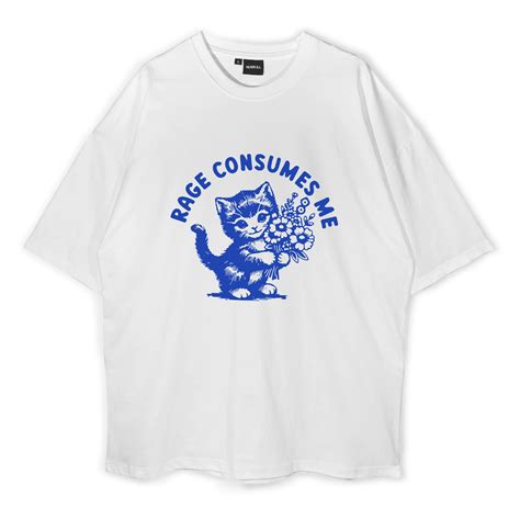 Rage Consumes Me Oversized T-shirt – Nukkad Studios