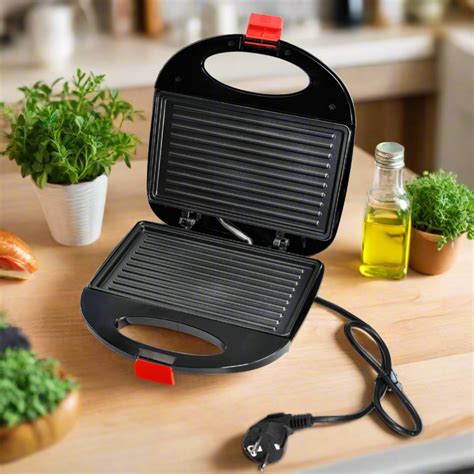 2818 Sandwich Maker Makes Sandwich Non-Stick Plates| — DeoDap