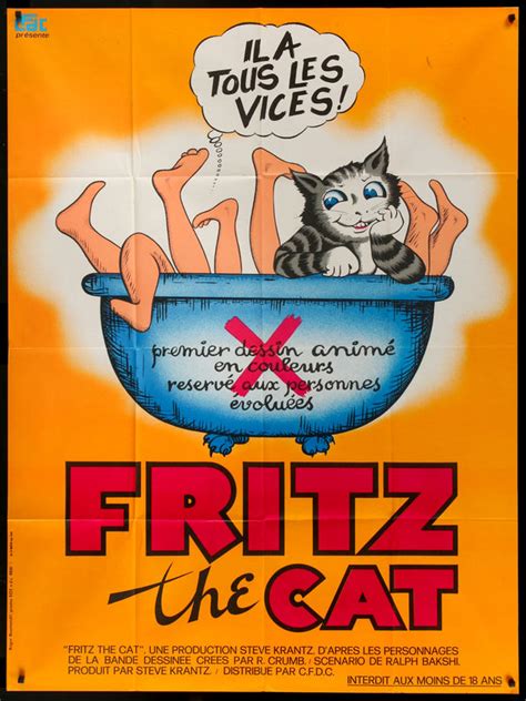 Fritz the Cat (1972) Original French Grande Movie Poster - Original ...