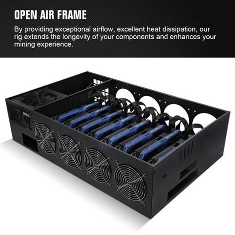 Daylead 8GPU Mining Rig Kit with Motherboard, PSU, CPU, RAM India | Ubuy