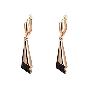 Yellow Chimes Western Statement Stylish Triangles Layered 18K Rose Gold ...