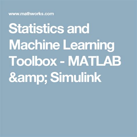 Image result for MATLAB Machine Learning Tool Box