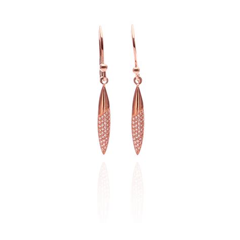 Edgware Pave Drop Jewellery Set - ARJW1030RG – ARCADIO