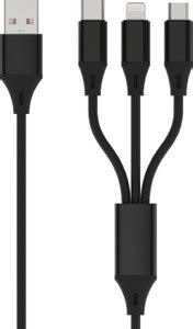 SWISS MILITARY 3-in-1 Cable 1 m TRIO B - SWISS MILITARY : Flipkart.com