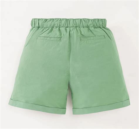 Ed-a-Mamma Sustainable Boys Solid Poplin Shorts