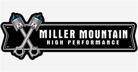 Window sticker black background by Miller Mountain High Performance ...