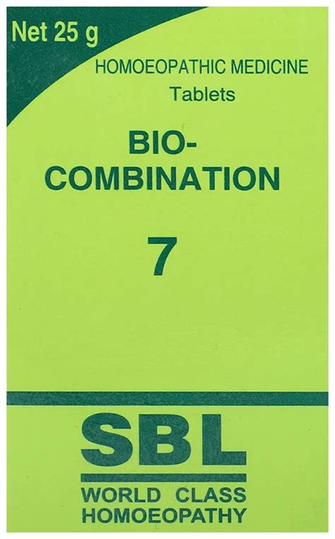 SBL Homeopathy Bio-Combination 7 Tablet