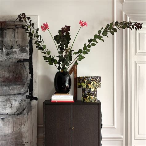STOCKHOLM 2025 table lamp, black multicolour/textile, 35 cm (14") - IKEA